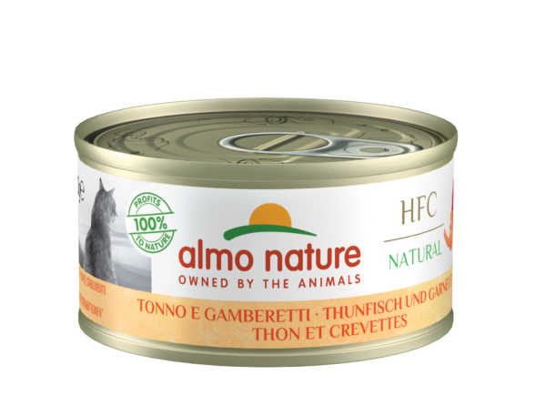 Almo Nature Thon Crevettes : aliment humide
