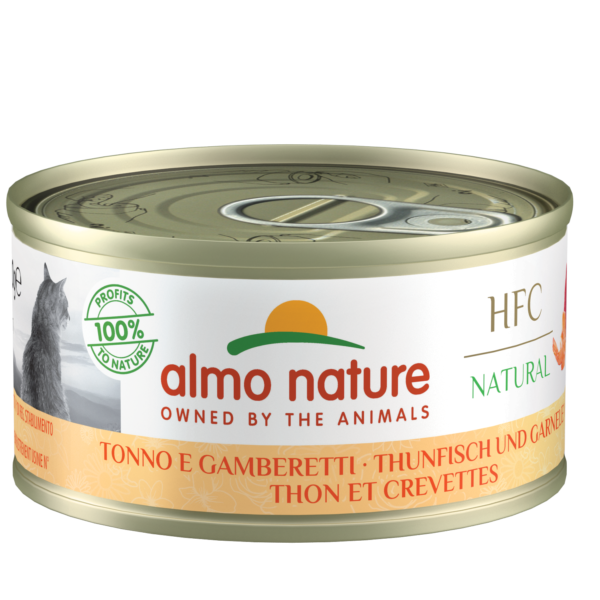 Almo Nature Thon Crevettes : aliment humide