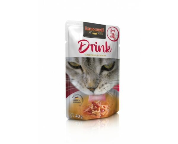 Leonardo Drink Boeuf : boisson pour chats