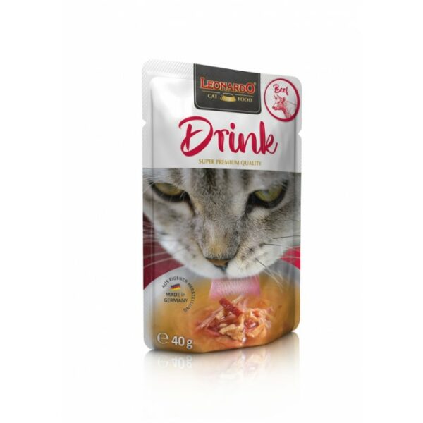 Leonardo Drink Boeuf : boisson pour chats