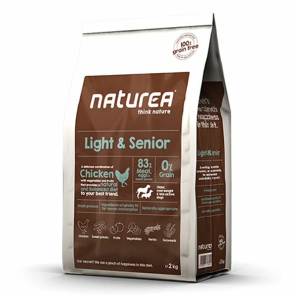 Naturea Light & Senior croquettes sans céréales