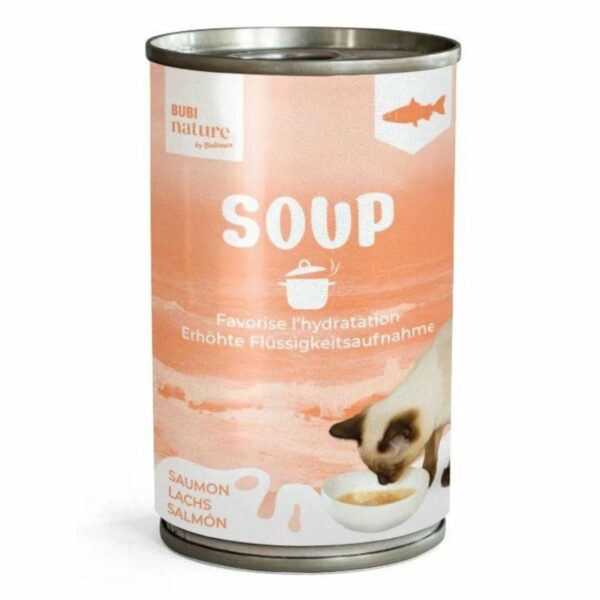 Soupe pour chats Saumon Bubimex