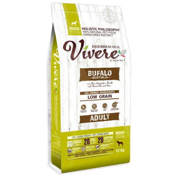 Vivere Buffle : croquettes pour chiens adultes