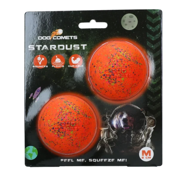 Balle Dog Comets Stardust pack de 2 balles