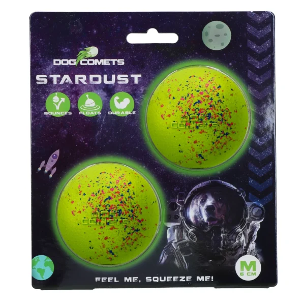 Balle Dog Comets Stardust pack de 2 balles