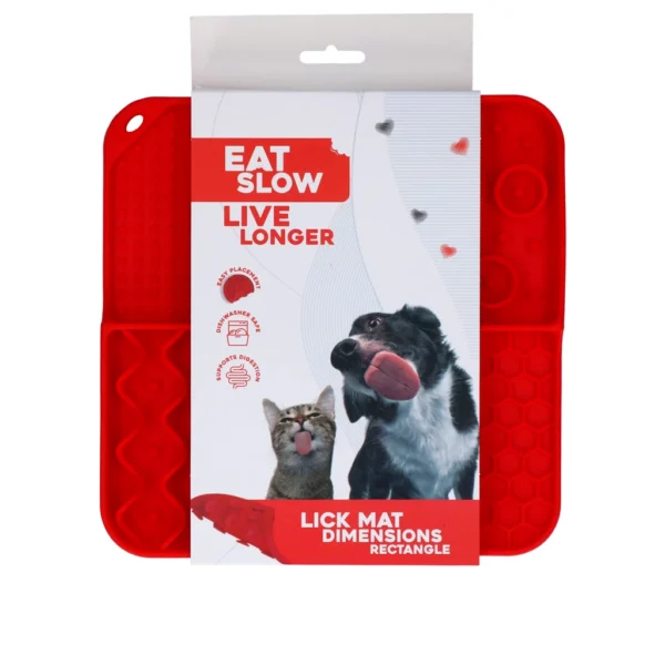 Lick Mat Dimensions Rectangle tapis de léchage