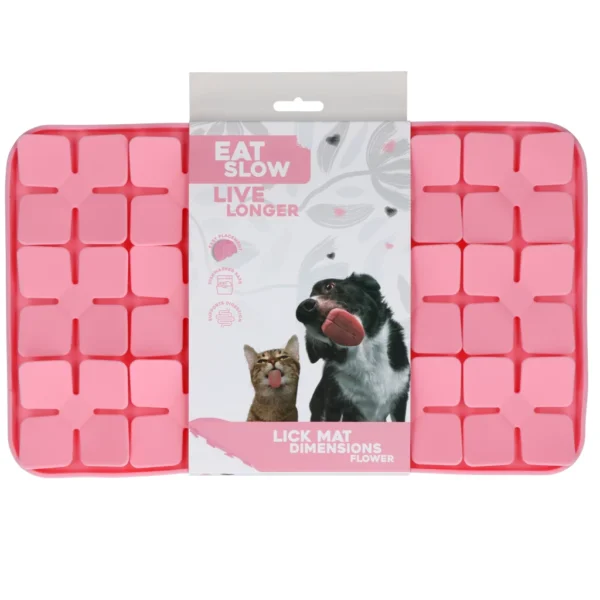 Lick Mat Dimensions Flower tapis de léchage