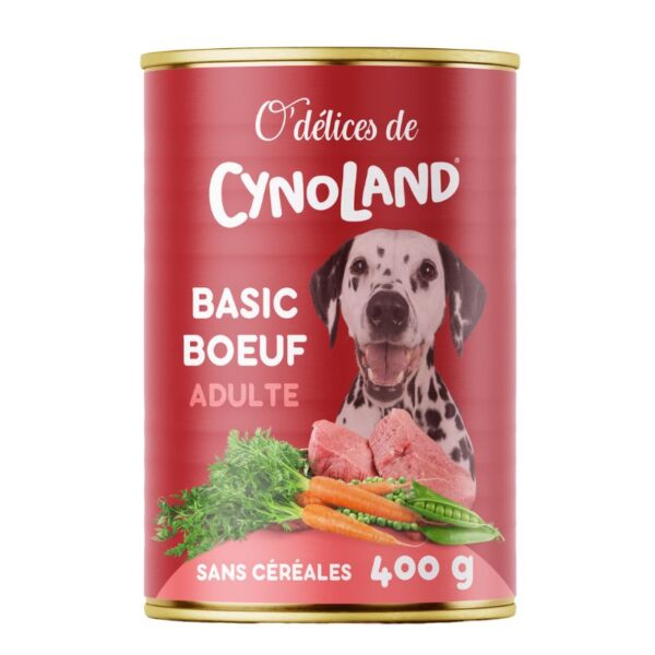 Basic Boeuf Chiens Adulte O'Délices de Cynoland