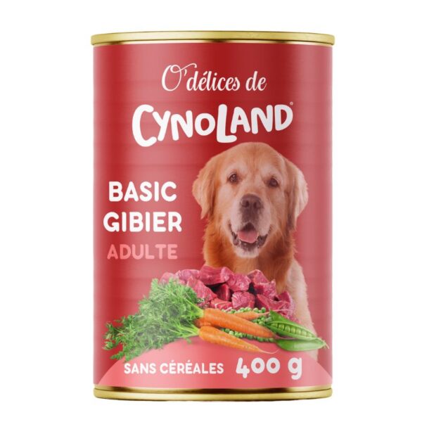 BASIC Gibier Chiens Adultes - O’Délices de Cynoland