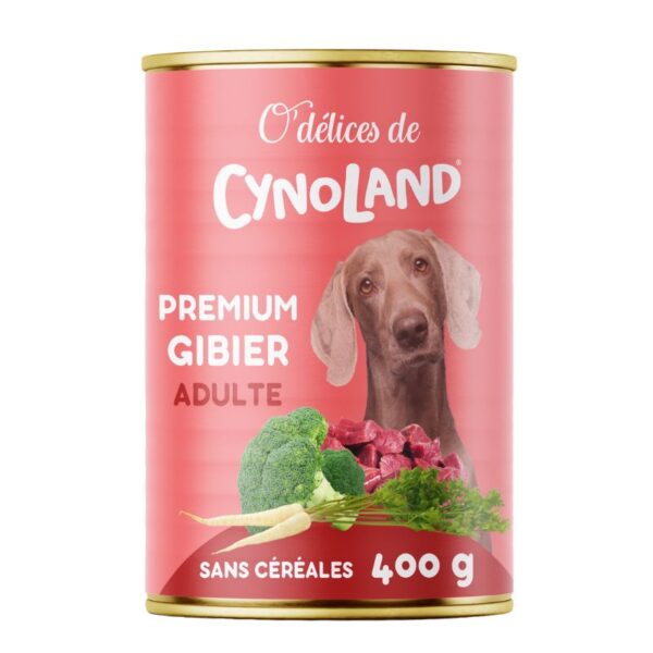 PREMIUM Gibier Chiens Adultes - O’Délices de Cynoland