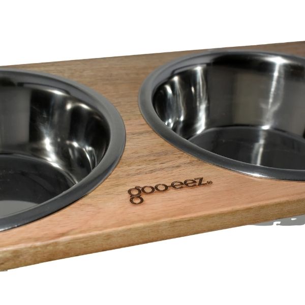 Gamelle double en bois de manguier
